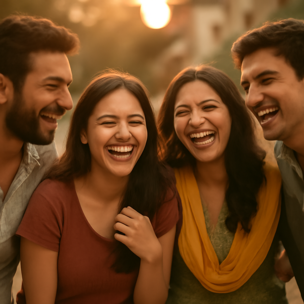 लंच ब्रेक की हंसी